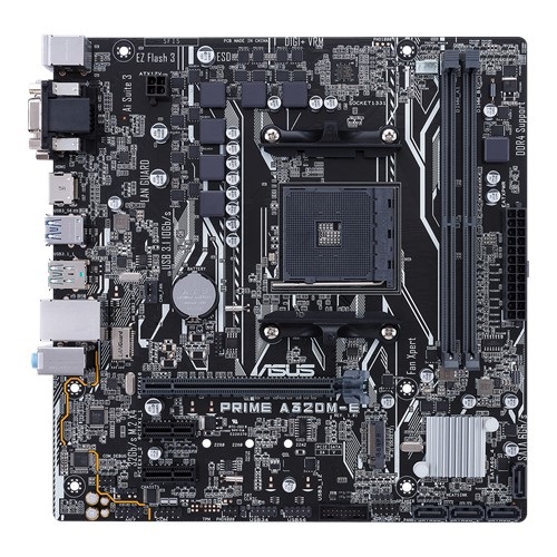 Asus Prime A320M-E AMD AM4 uATX Motherboard - Image 2