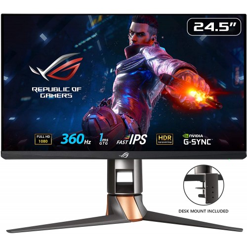 Asus ROG Swift PG259QNR 24.5" 360Hz FHD eSports G-SYNC Gaming Monitor - Image 2