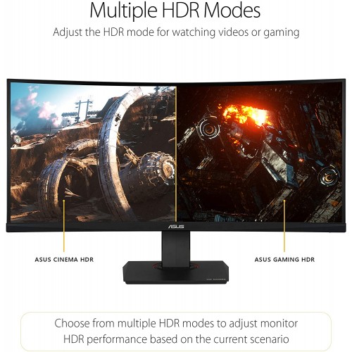 Asus TUF VG35VQ 35” Curved WQHD 100Hz HDR FreeSync Gaming Monitor - Image 4