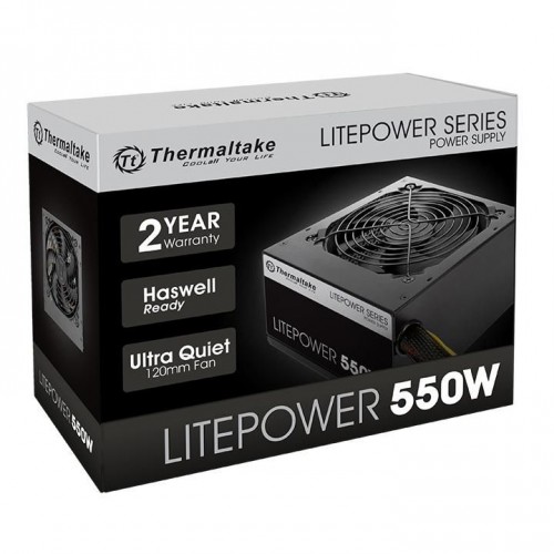 Thermaltake Litepower 550W Sleeve Cable Power Supply - Image 4