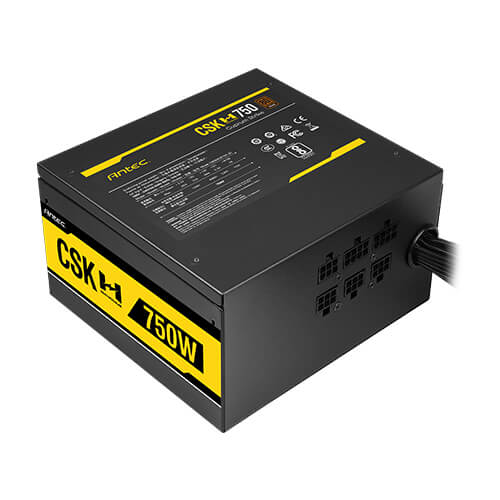Antec CUPRUM STRIKE CSK 750H 80 Plus Bronze Semi-Modular Power Supply - Image 3