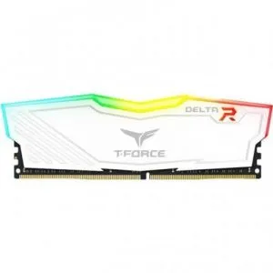 Team T-Force Delta 8GB 2666MHz DDR4 RGB White Desktop RAM