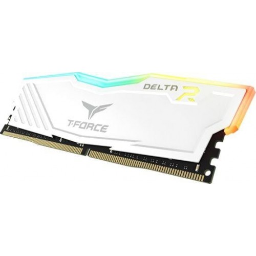 Team T-Force Delta 8GB 2666MHz DDR4 RGB White Desktop RAM - Image 2