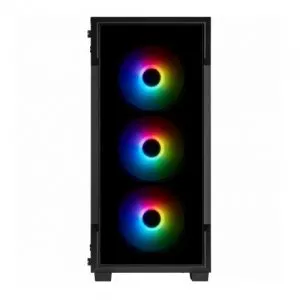 Corsair iCUE 220T RGB Tempered Glass Mid-Tower Smart Case -Black