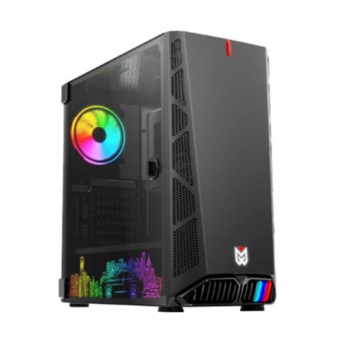 Value Top MANIA X5 E-ATX Mid Tower Black Gaming Casing - Image 2
