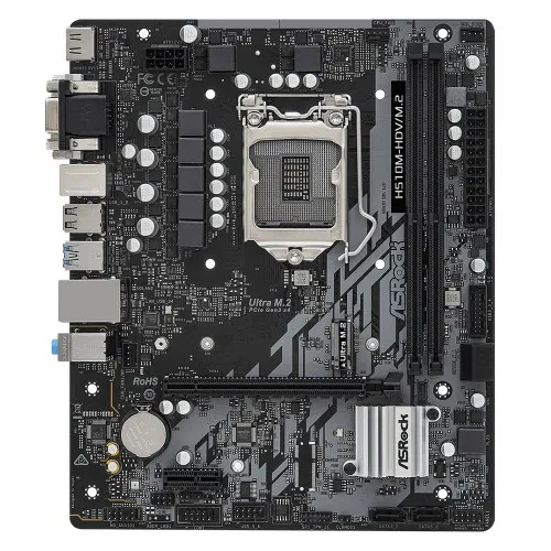 ASRock H510M-HDV/M.2 10th and 11th Gen Micro ATX Motherboard - Image 4