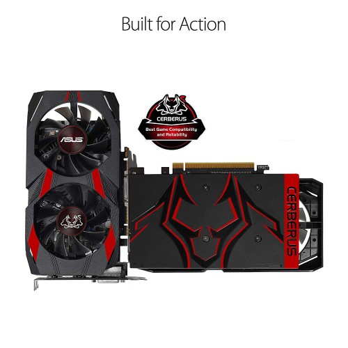 Asus Cerberus GeForce GTX 1050 Ti OC Edition 4GB GDDR5 Graphics Card - Image 2