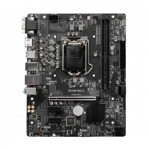 MSI H510M PRO-E Intel 10th Gen and 11th Gen Mirco-ATX Motherboard - Image 2