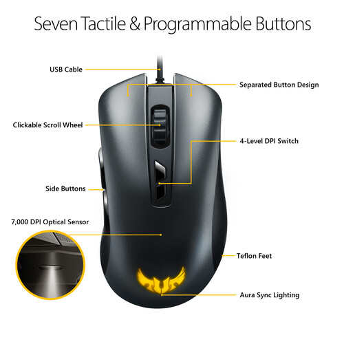 Asus P305 TUF M3 Gaming Mouse - Image 5
