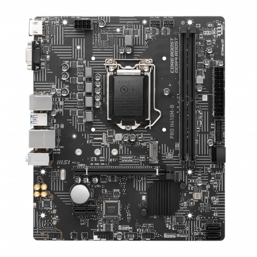 MSI PRO H410M-B 10th Gen Micro-ATX Motherboard - Image 2