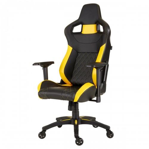 Corsair T1 Race 2018 Gaming Chair Black/Yellow - Image 4
