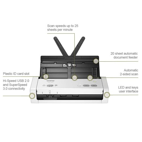 Brother ADS-1200 Auto Document Scanner - Image 3