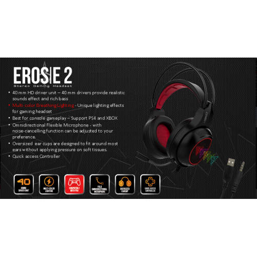 Gamdias EROS E2 Gaming Headphone - Image 2