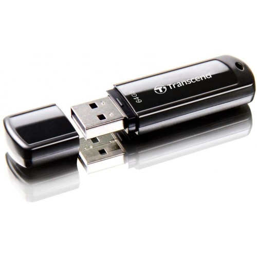 Transcend JetFlash 700 64GB USB 3.1 Black Pen Drive - Image 2