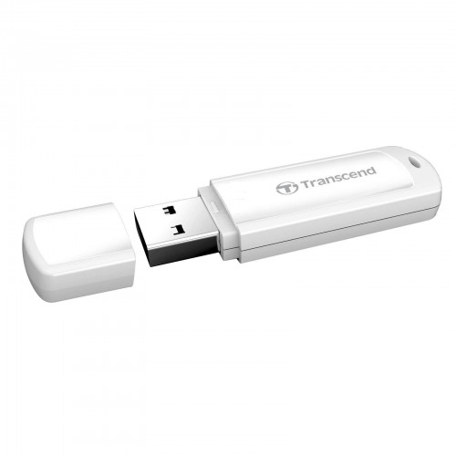 Transcend JetFlash 730 64GB USB 3.1 White Pen Drive - Image 2