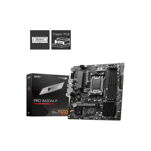 MSI PRO B650M-P DDR5 AMD AM5 mATX Motherboard - Image 2