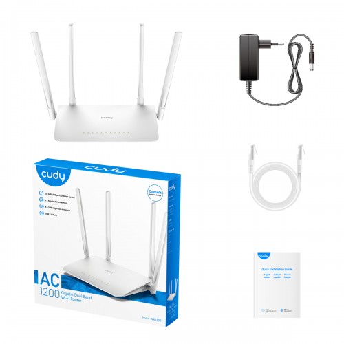 Cudy WR1300 V3 AC1200 Gigabit Dual Band Wi-Fi Router - Image 4
