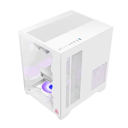 Monarch Mystery Box X5 Desktop Gaming Case White - Image 3
