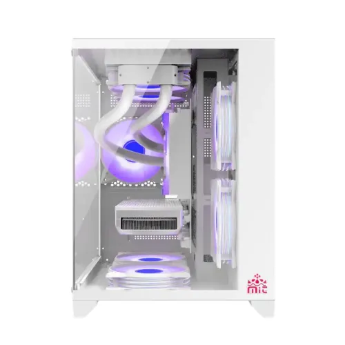 Monarch Mystery Box X5 Desktop Gaming Case White - Image 4
